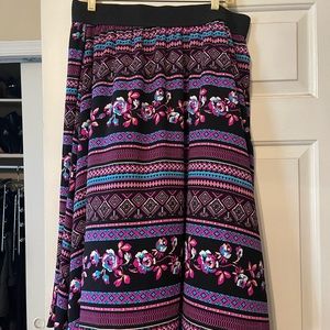 LuLaRoe skirt with thick waistband